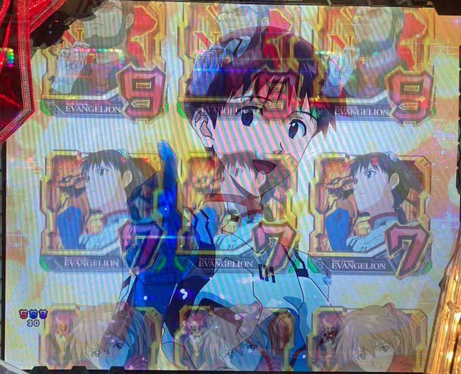 初号機チャンス裏ボタンシンジ