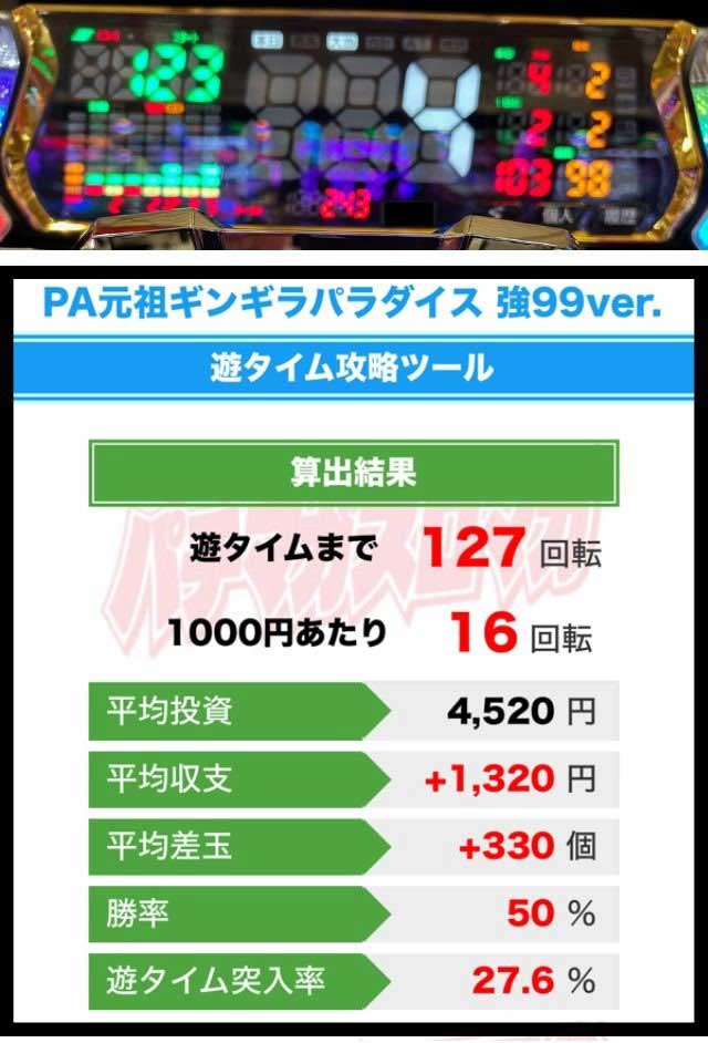 PA元祖ギンパラ甘_遊タイム攻略ツール