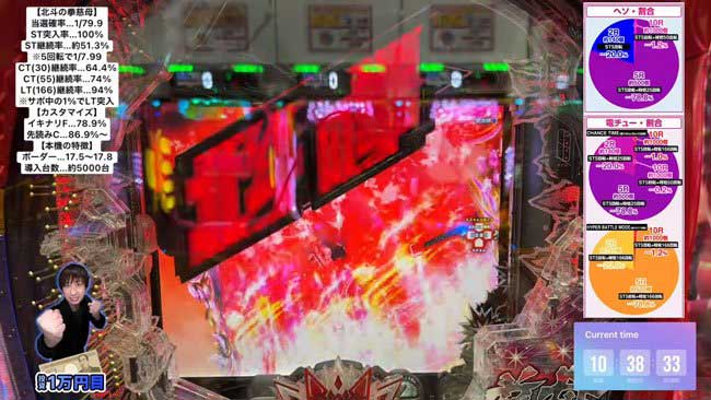 デジハネP北斗の拳慈母_ロゴ斜め落下
