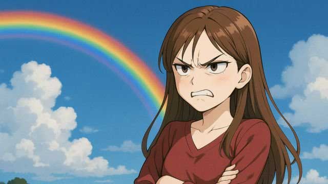 虹がハズれるなんてインチキだ! 遠隔に決まってる!!