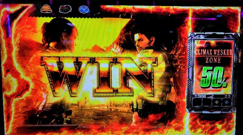 スマスロ バイオハザード5｜WIN画面