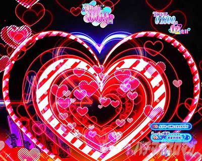 ハートギミック前兆予告 ハーレムRUSH_e女神のカフェテラス