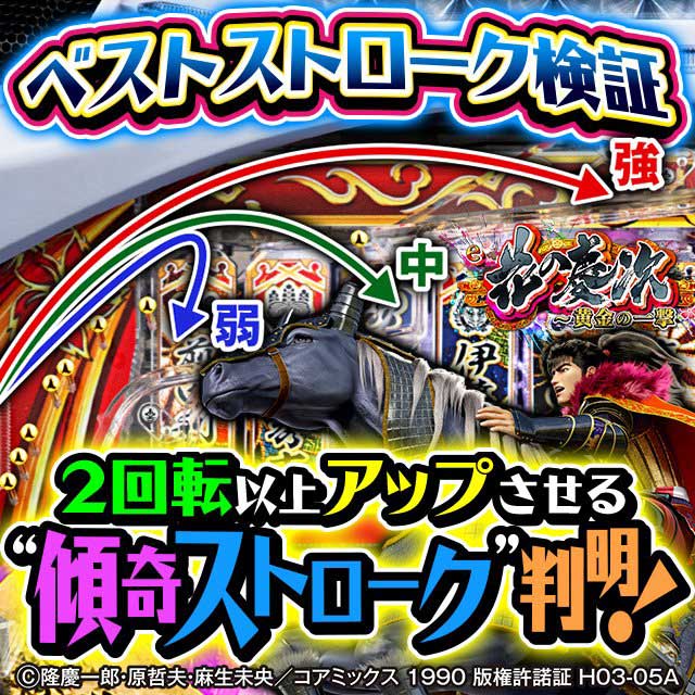 e花の慶次黄金の一撃_ストローク検証