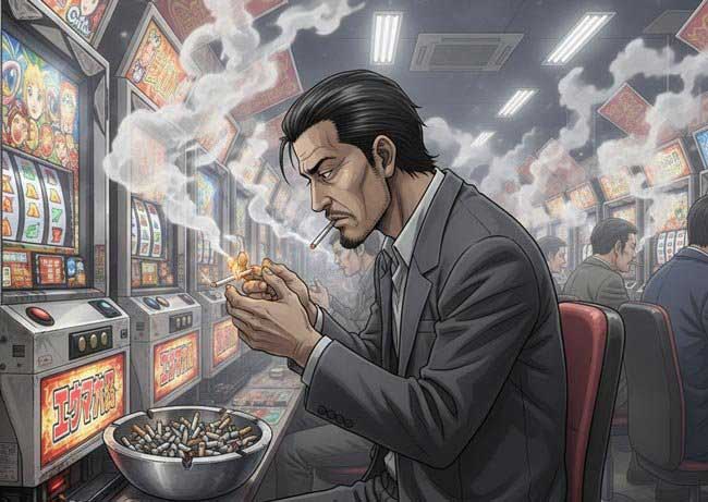 パチンコ_喫煙者