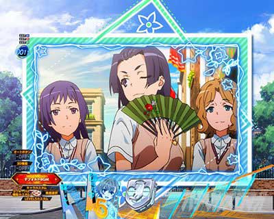 リーチ前予告　 婚后・湾内・泡浮全画面予告　ｅとある科学の超電磁砲 PHASE NEXT