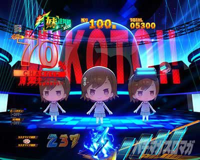 RUSH中予告アクション　妹達舞踏(シスターズダンス)モード　ｅとある科学の超電磁砲 PHASE NEXT