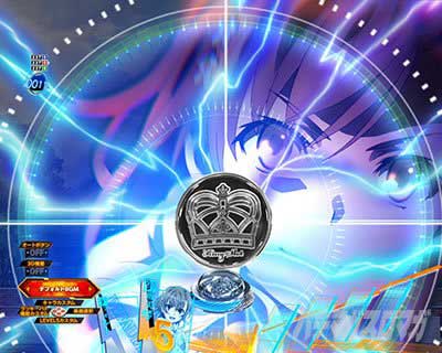 リーチ前予告　変動開始時コインボタン予告　ｅとある科学の超電磁砲 PHASE NEXT