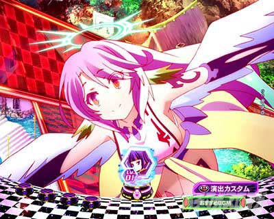 キャラステップアップ予告　リーチ前予告 　eノーゲーム・ノーライフ 199Ver.