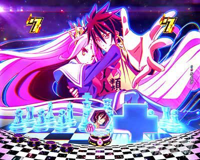 盤上の世界発展予告　リーチ後予告 　eノーゲーム・ノーライフ 319Ver.