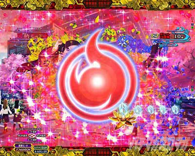 きくりチャレンジ前演出　チャンス目（赤）　e地獄少女7500Ver.