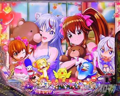 リーチ前演出　自撮り風背景演出　楽園モード　PA野生の王国6