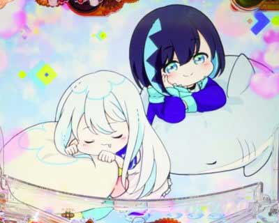 海物語極ジャパン甘 背景キャラ通過予告