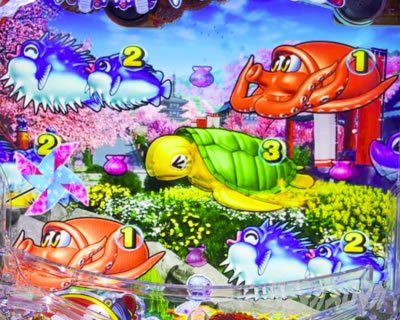 海ナギナミ　リーチ後予告　風車予告