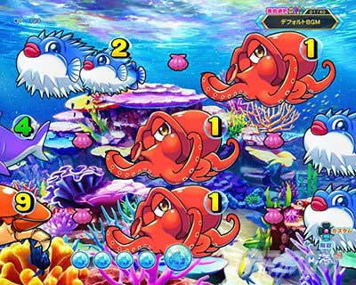 図柄停止時　Pスーパー海物語IN沖縄6