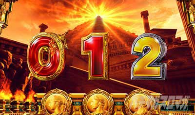 ミリオンゴッド　液晶出目