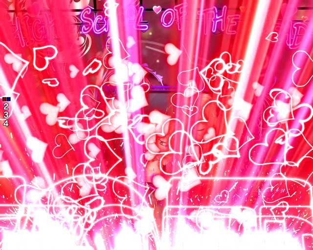 HOTDロゴフラッシュ予告_赤 HOTD3 ハイスクールオブザデッド3 パチンコ