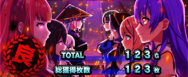 麻雀闘牌■終了画面■終了画面表示（設定４以上）