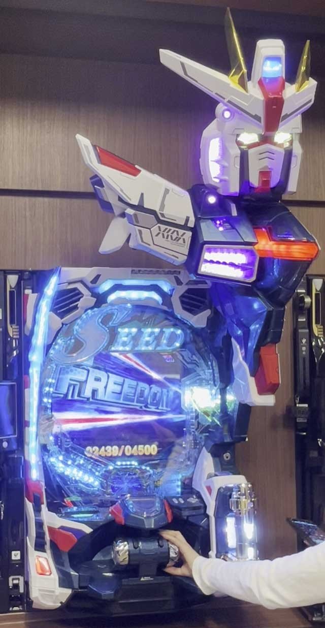 eフィーバー機動戦士ガンダムSEED クライマックス 新筐体 ユニット可動後