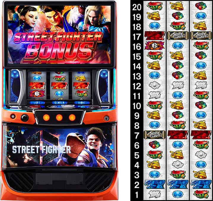 スマスロ ストリートファイター6　筐体画像