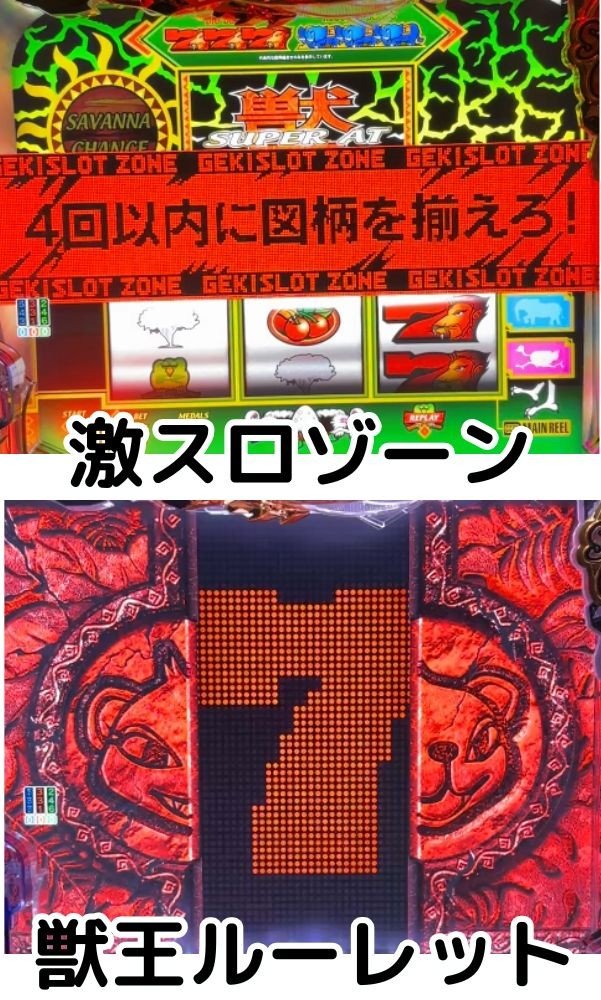 e 獣王 獅子の一撃_初代スロット演出