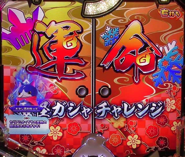 運命妖怪ガシャチャレンジ eフィーバー妖怪ウォッチ