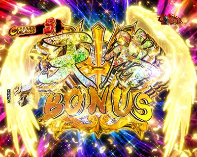 天啓BONUSの液晶画面