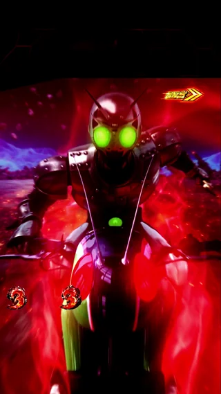 プレミアムBATTLE バトルホッパーエピソード発生の液晶画面