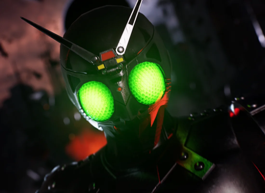 e仮面ライダーBLACK デカヘソ Light Version ヒーロービジュアル