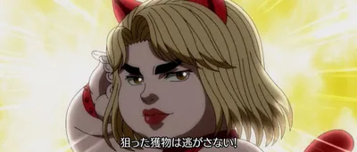 優出モード中の演出の画面