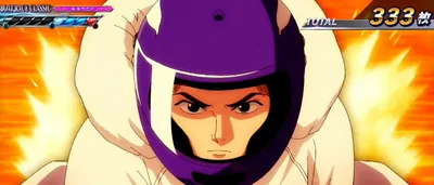 SGレース・青島VS波多野中の演出の画面