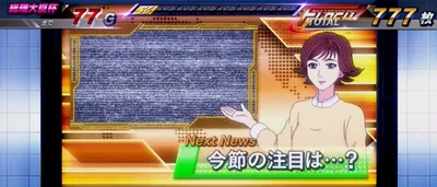 波多野周回・特化ゾーン中の演出の画面