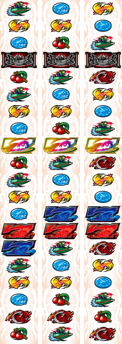 スマスロモンキーターンRED リール配列
