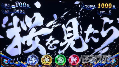 大チャンス演出