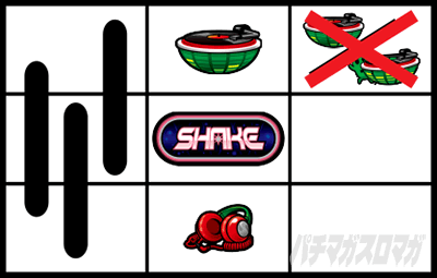 シェイクボーナストリガー 停止形C-1