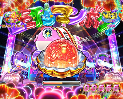 沖海6 レッツマンボウ(大当りラウンド中)