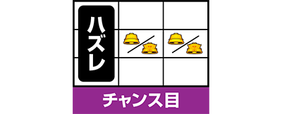 スマスロ北斗の拳　チャンス目　小役の停止形(中押し時)