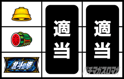 スマスロ北斗の拳　通常時の打ち方(順押し赤7狙い手順)