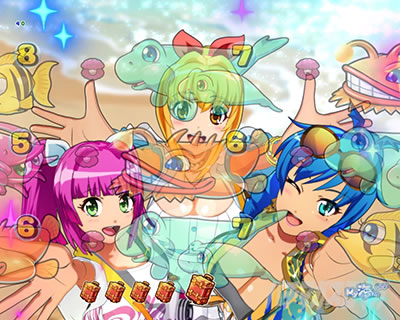 沖海6 リーチ後キャラステップアップ予告