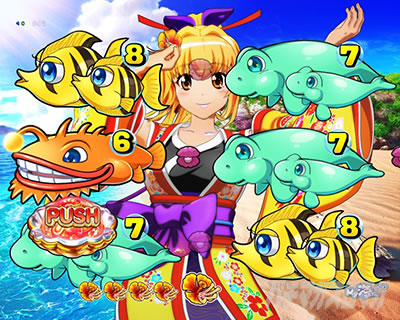 沖海6 マリンちゃんリーチ