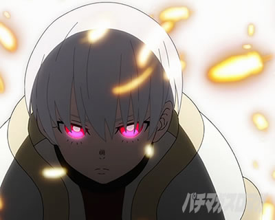 パチスロ炎炎ノ消防隊 十字目変換 ショウ登場